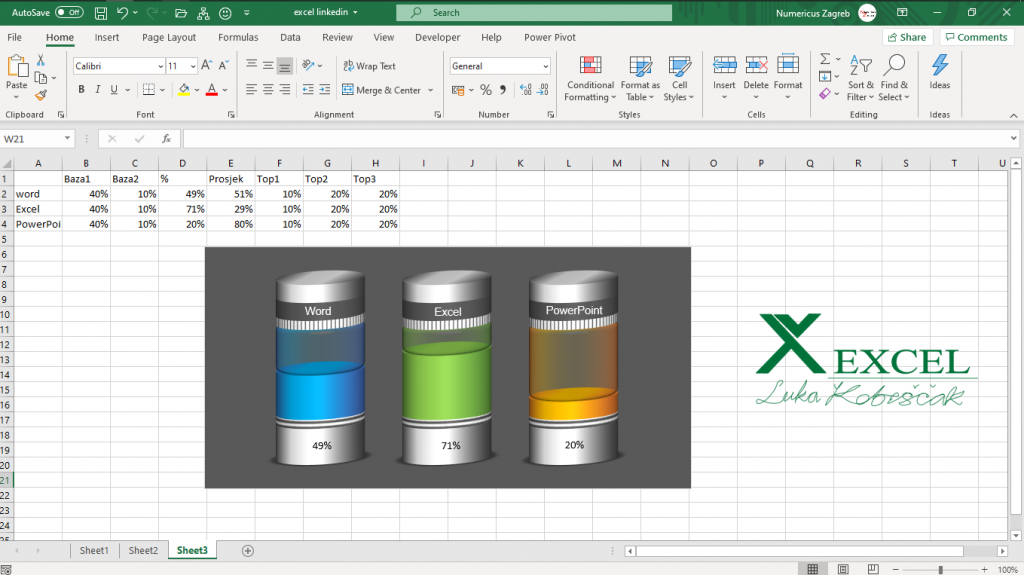 excel tečaj kobeščak