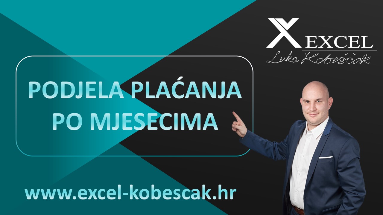Pročitajte više o članku 📊 📅 Excel – Podjela plaćanja po mjesecima