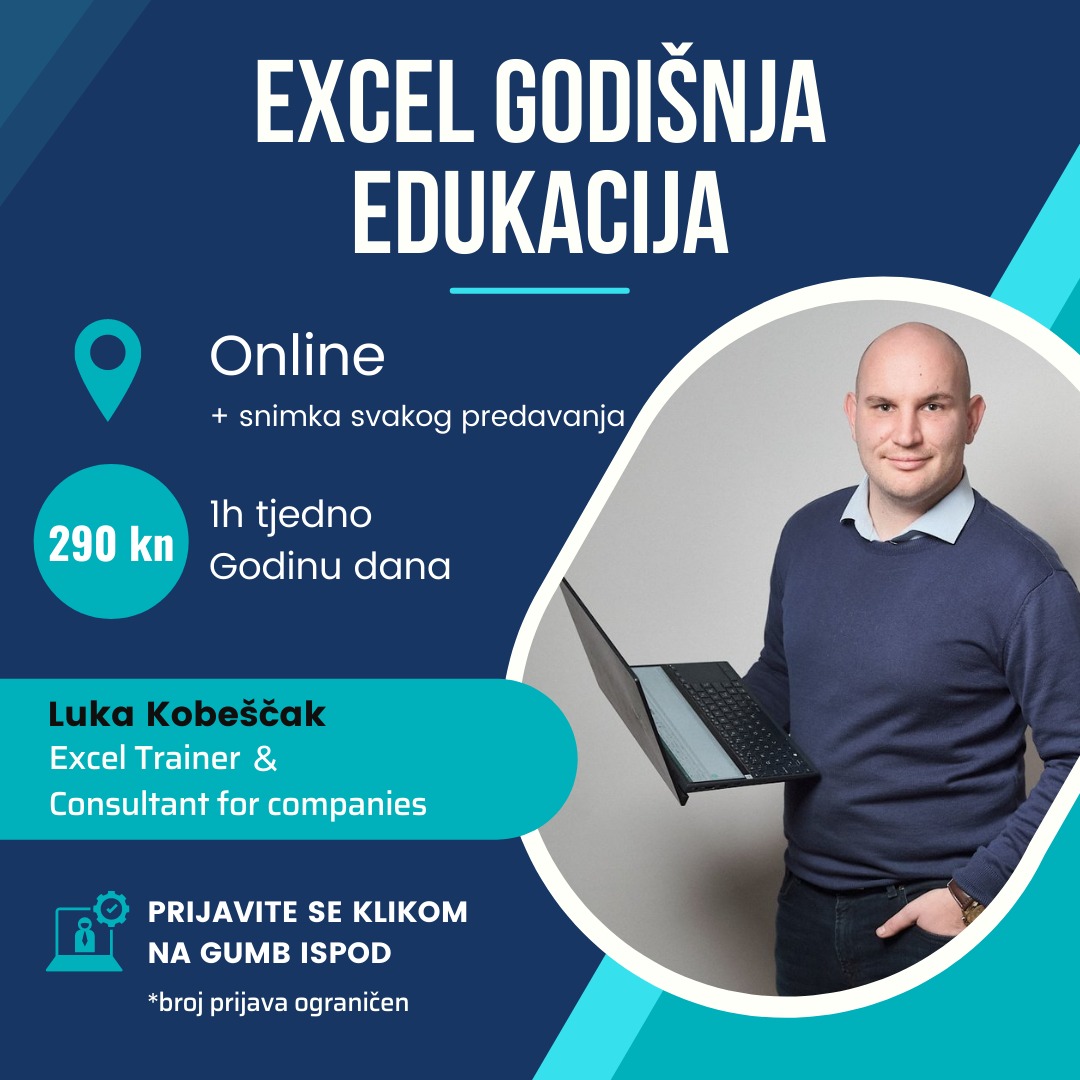 Read more about the article Godišnja Excel edukacija