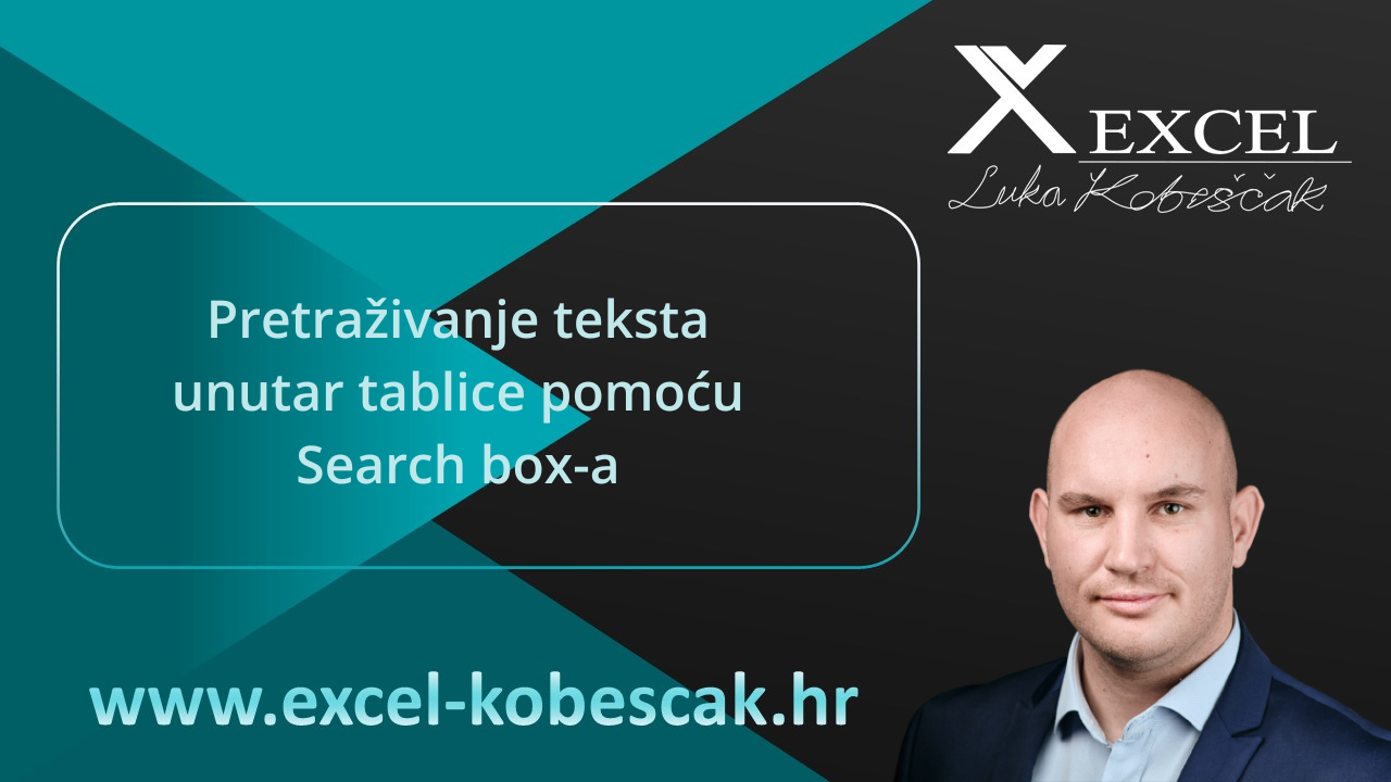 Pročitajte više o članku Pretraživanje teksta unutar tablice pomoću Search box-a